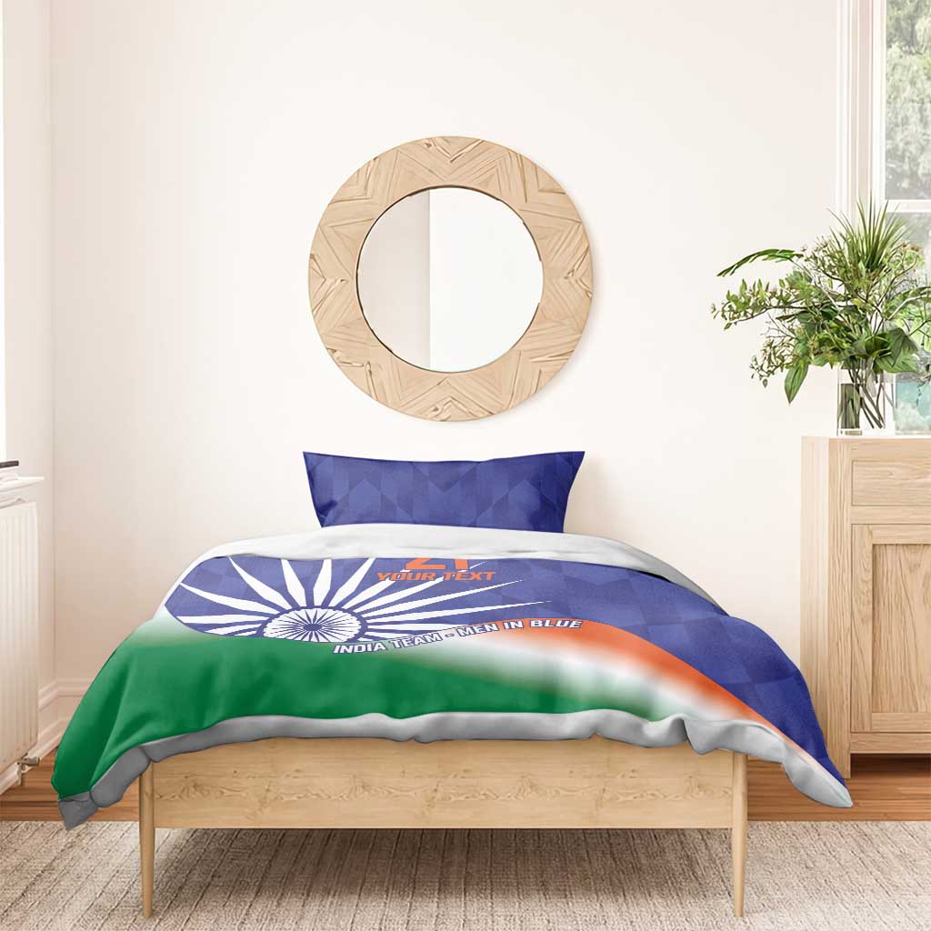 India Cricket Custom Bedding Set Ashoka Chakra with Flag Style LT9 - Wonder Print Shop