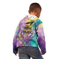 Mardi Gras Crawfish Personalized Kid Hoodie NOLA Fat Tuesday Drip Art - Wonder Print Shop