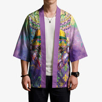 Mardi Gras Crawfish Personalized Kimono NOLA Fat Tuesday Drip Art - Wonder Print Shop