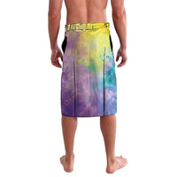 Mardi Gras Crawfish Personalized Lavalava NOLA Fat Tuesday Drip Art - Wonder Print Shop