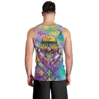 Mardi Gras Crawfish Personalized Men Tank Top NOLA Fat Tuesday Drip Art - Wonder Print Shop