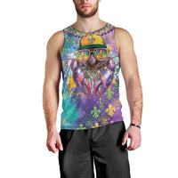 Mardi Gras Crawfish Personalized Men Tank Top NOLA Fat Tuesday Drip Art - Wonder Print Shop
