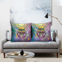 Mardi Gras Crawfish Pillow Cover NOLA Fat Tuesday Drip Art - Wonder Print Shop