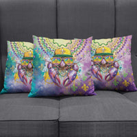 Mardi Gras Crawfish Pillow Cover NOLA Fat Tuesday Drip Art - Wonder Print Shop