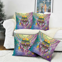 Mardi Gras Crawfish Pillow Cover NOLA Fat Tuesday Drip Art - Wonder Print Shop