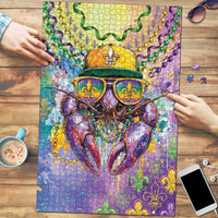 Mardi Gras Crawfish Puzzle NOLA Fat Tuesday Drip Art - undefined