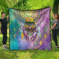 Mardi Gras Crawfish Quilt NOLA Fat Tuesday Drip Art - Wonder Print Shop