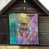 Mardi Gras Crawfish Quilt NOLA Fat Tuesday Drip Art - Wonder Print Shop