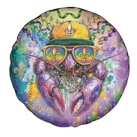 Mardi Gras Crawfish Spare Tire Cover NOLA Fat Tuesday Drip Art - Wonder Print Shop