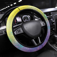 Mardi Gras Crawfish Steering Wheel Cover NOLA Fat Tuesday Drip Art - Wonder Print Shop