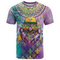 Mardi Gras Crawfish Personalized T Shirt NOLA Fat Tuesday Drip Art - Wonder Print Shop