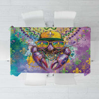 Mardi Gras Crawfish Tablecloth NOLA Fat Tuesday Drip Art - Wonder Print Shop