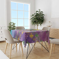 Mardi Gras Crawfish Tablecloth NOLA Fat Tuesday Drip Art - Wonder Print Shop
