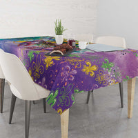 Mardi Gras Crawfish Tablecloth NOLA Fat Tuesday Drip Art - Wonder Print Shop