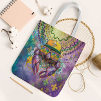 Mardi Gras Crawfish Tote Bag NOLA Fat Tuesday Drip Art - Wonder Print Shop