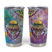 Mardi Gras Crawfish Personalized Tumbler Cup NOLA Fat Tuesday Drip Art - Wonder Print Shop