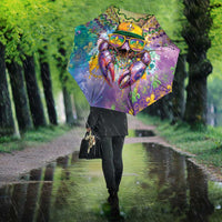 Mardi Gras Crawfish Umbrella NOLA Fat Tuesday Drip Art - Wonder Print Shop
