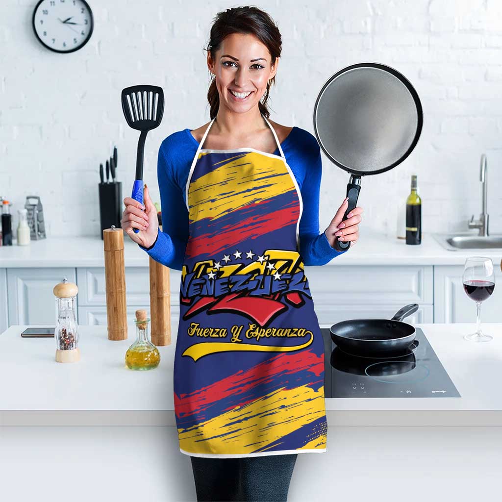 Venezuela Fuerza Y Esperanza Apron - Wonder Print Shop