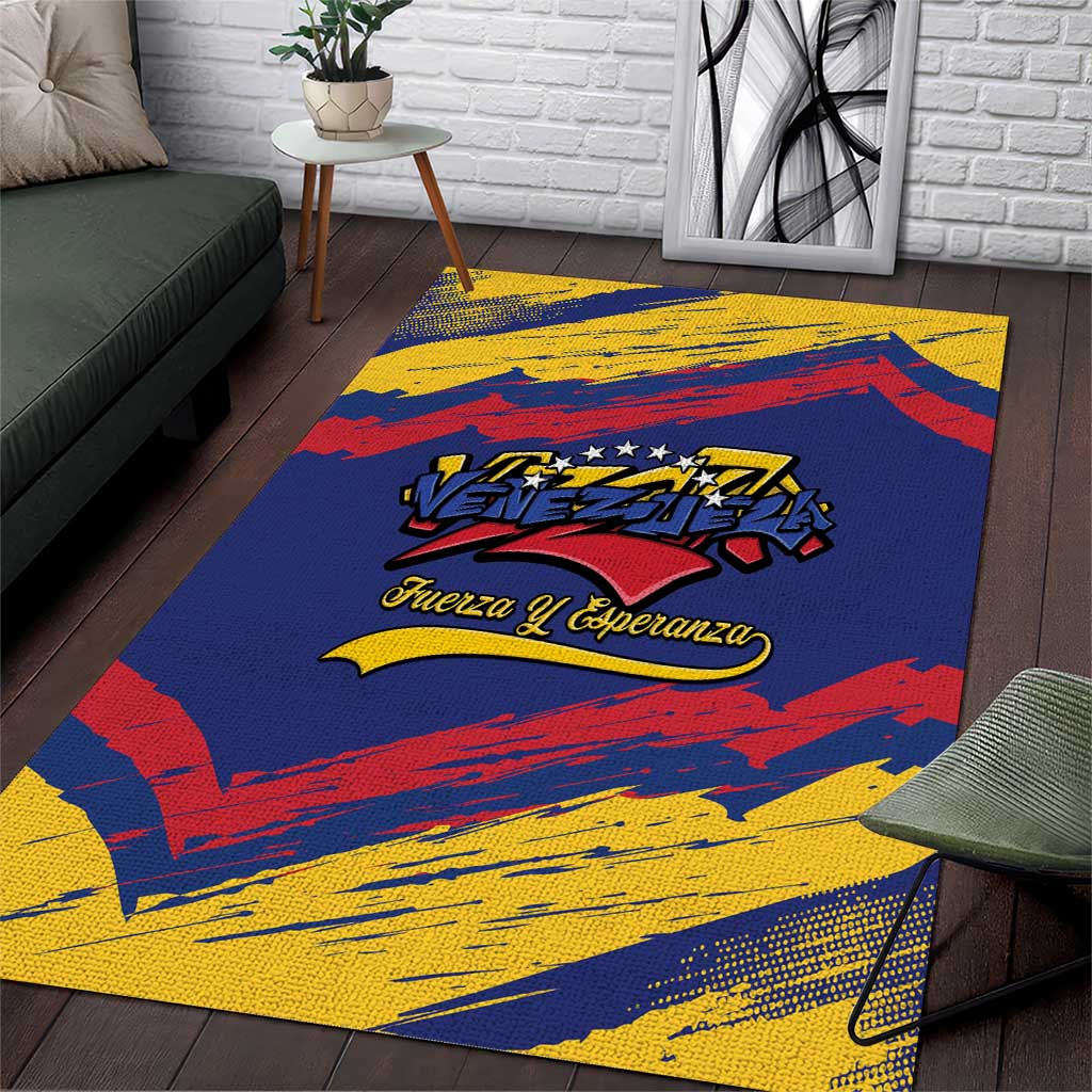 Venezuela Fuerza Y Esperanza Area Rug - Wonder Print Shop