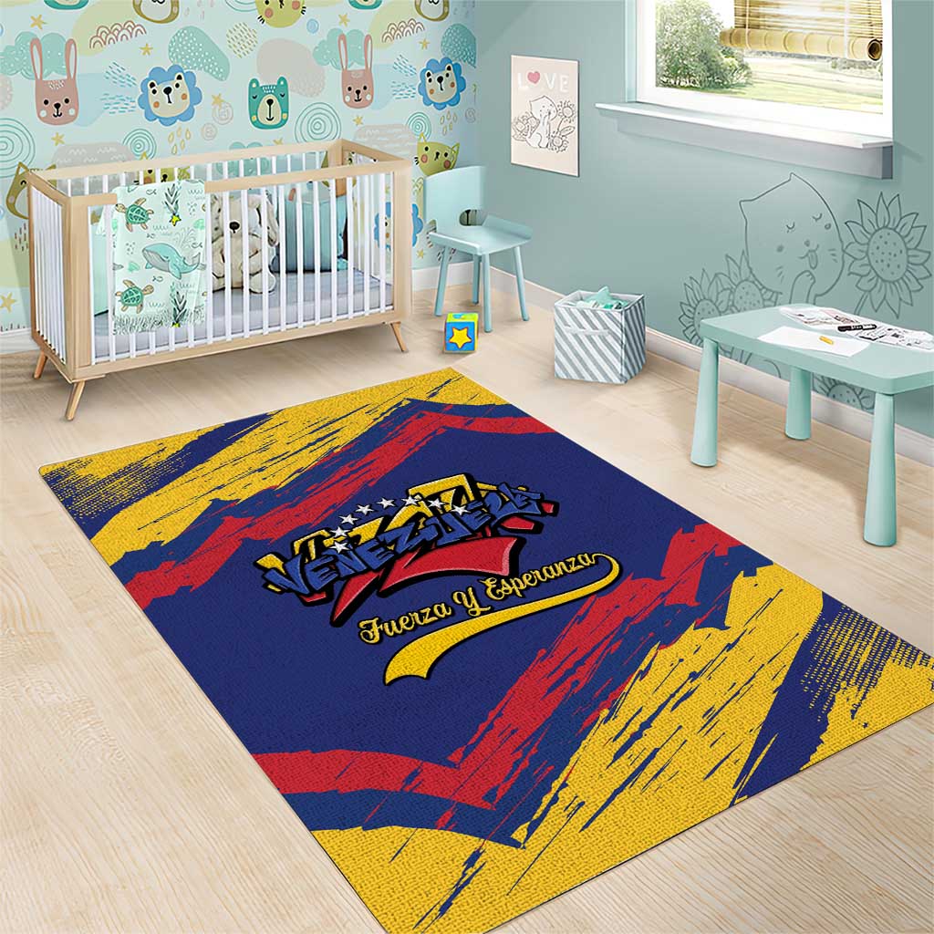 Venezuela Fuerza Y Esperanza Area Rug - Wonder Print Shop