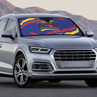 Venezuela Fuerza Y Esperanza Auto Sun Shade - Wonder Print Shop
