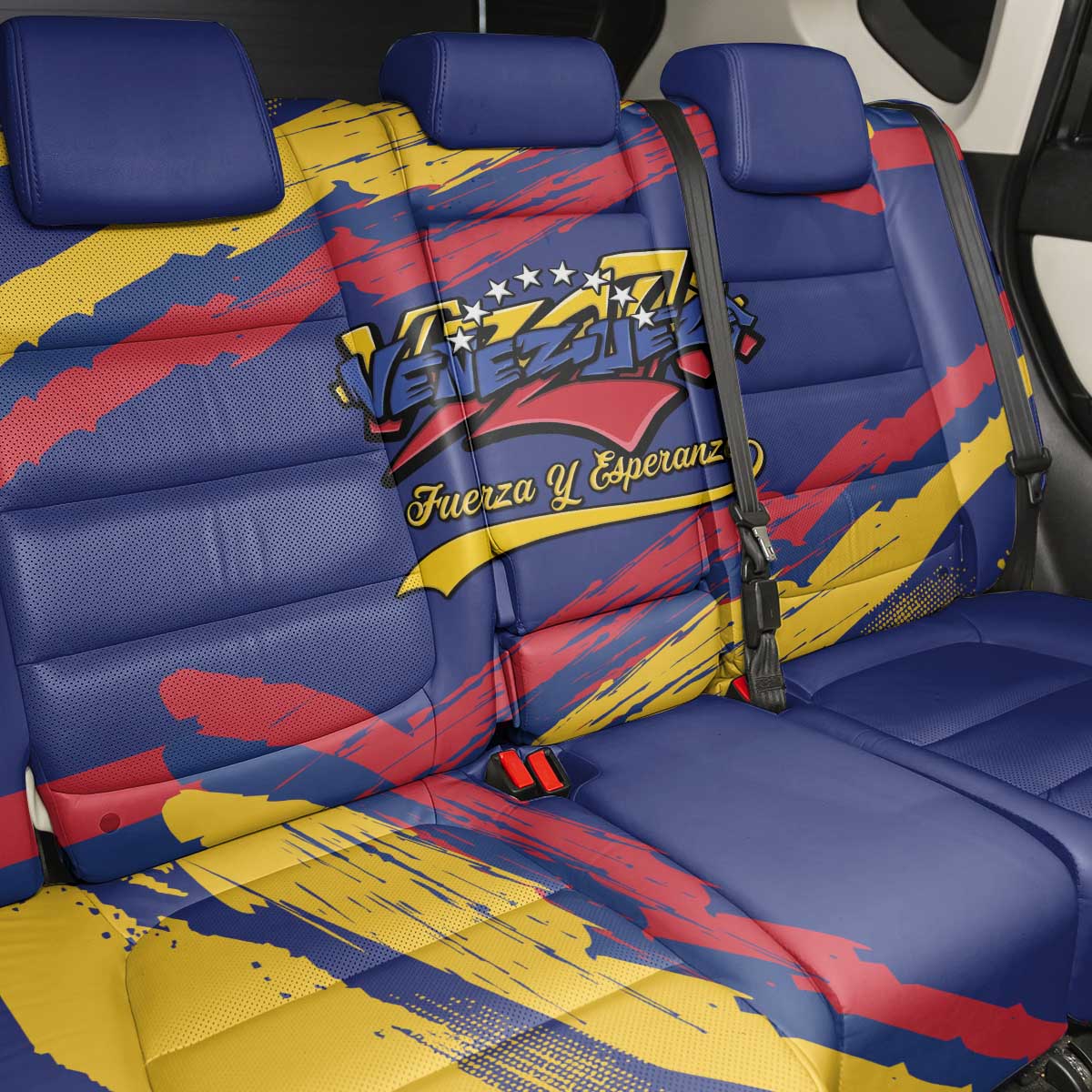 Venezuela Fuerza Y Esperanza Back Car Seat Cover - Wonder Print Shop