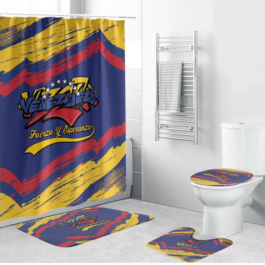 Venezuela Fuerza Y Esperanza Bathroom Set - Wonder Print Shop