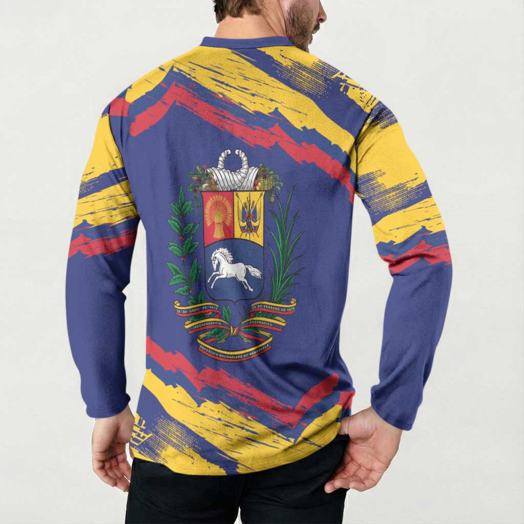Venezuela Fuerza Y Esperanza Button Sweatshirt - Wonder Print Shop