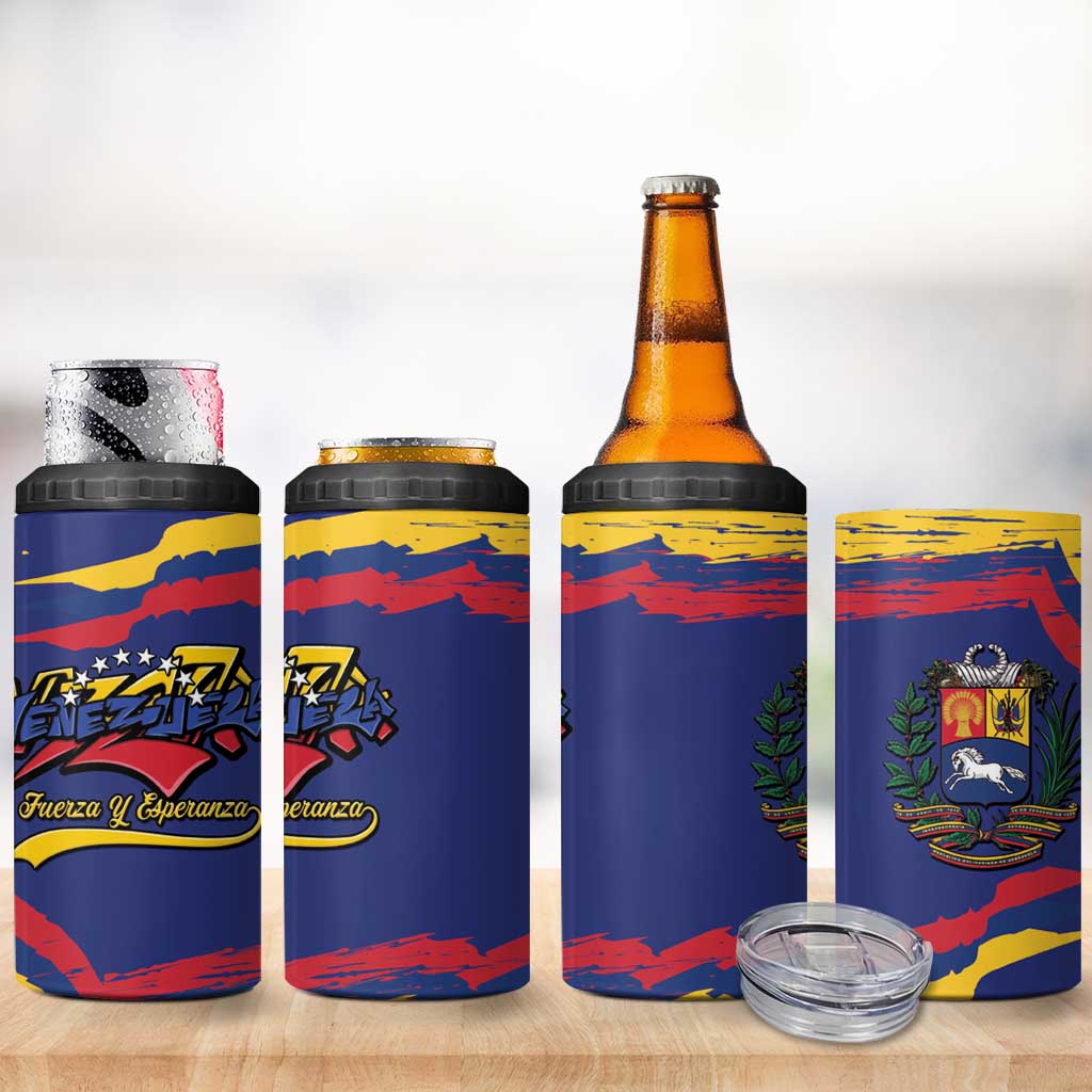 Venezuela Fuerza Y Esperanza 4 in 1 Can Cooler Tumbler - Wonder Print Shop