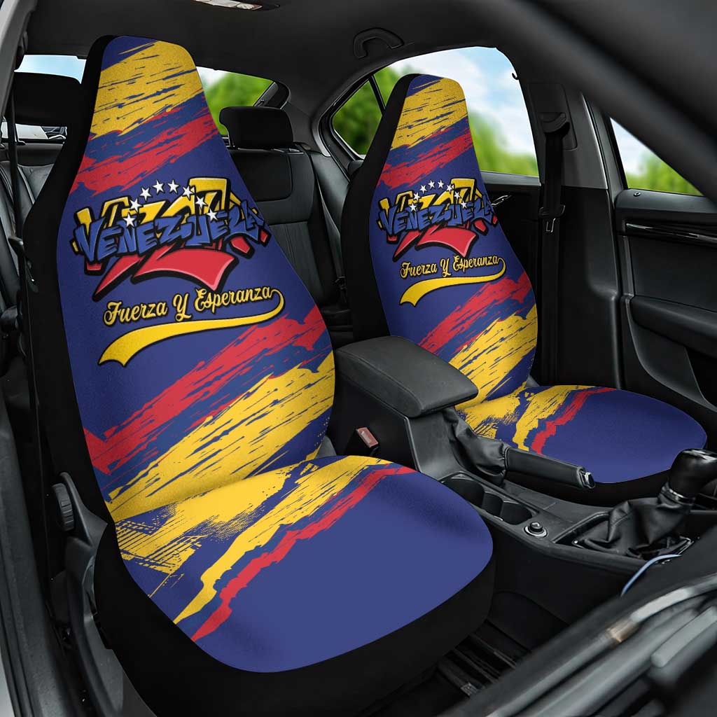 Venezuela Fuerza Y Esperanza Car Seat Cover - Wonder Print Shop