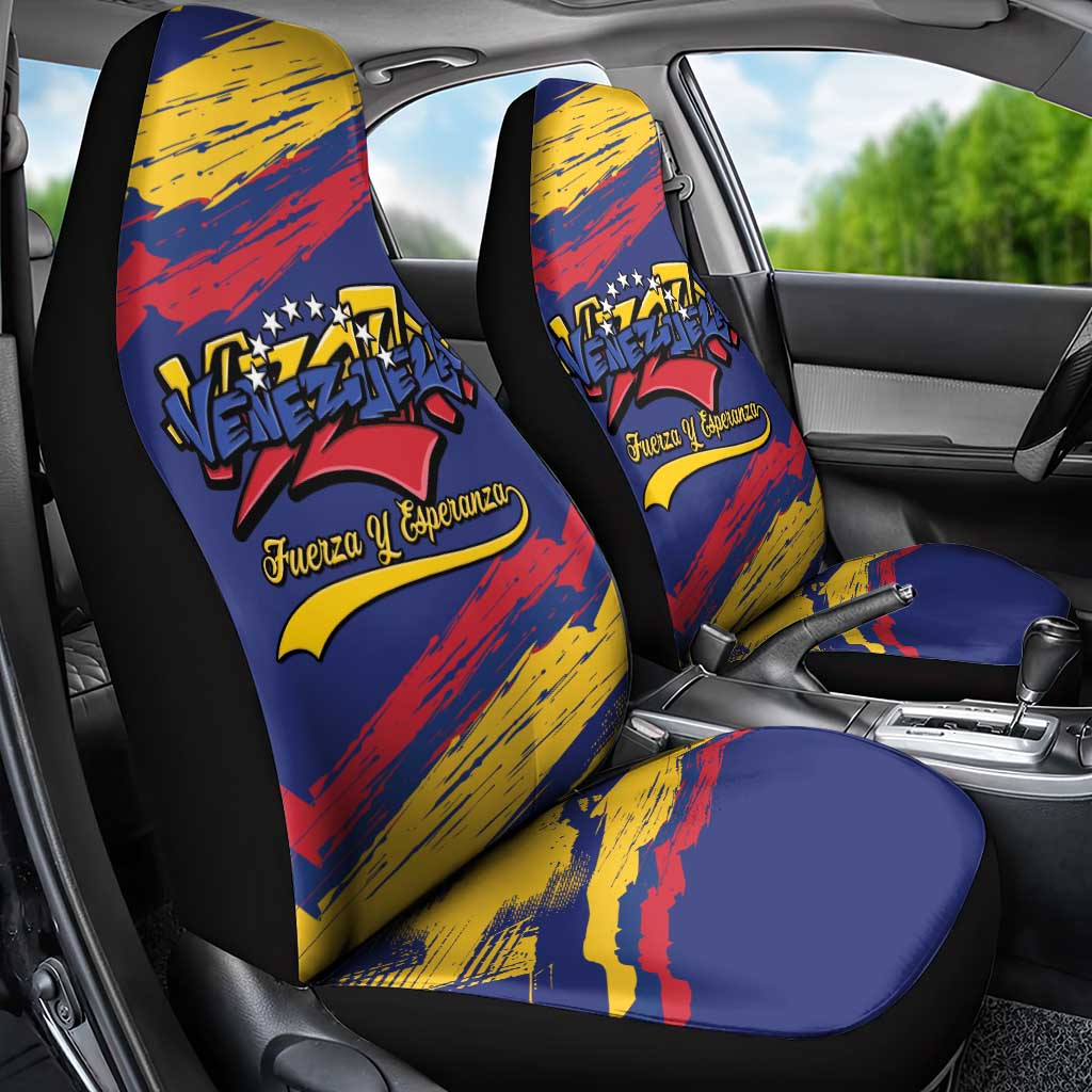 Venezuela Fuerza Y Esperanza Car Seat Cover - Wonder Print Shop
