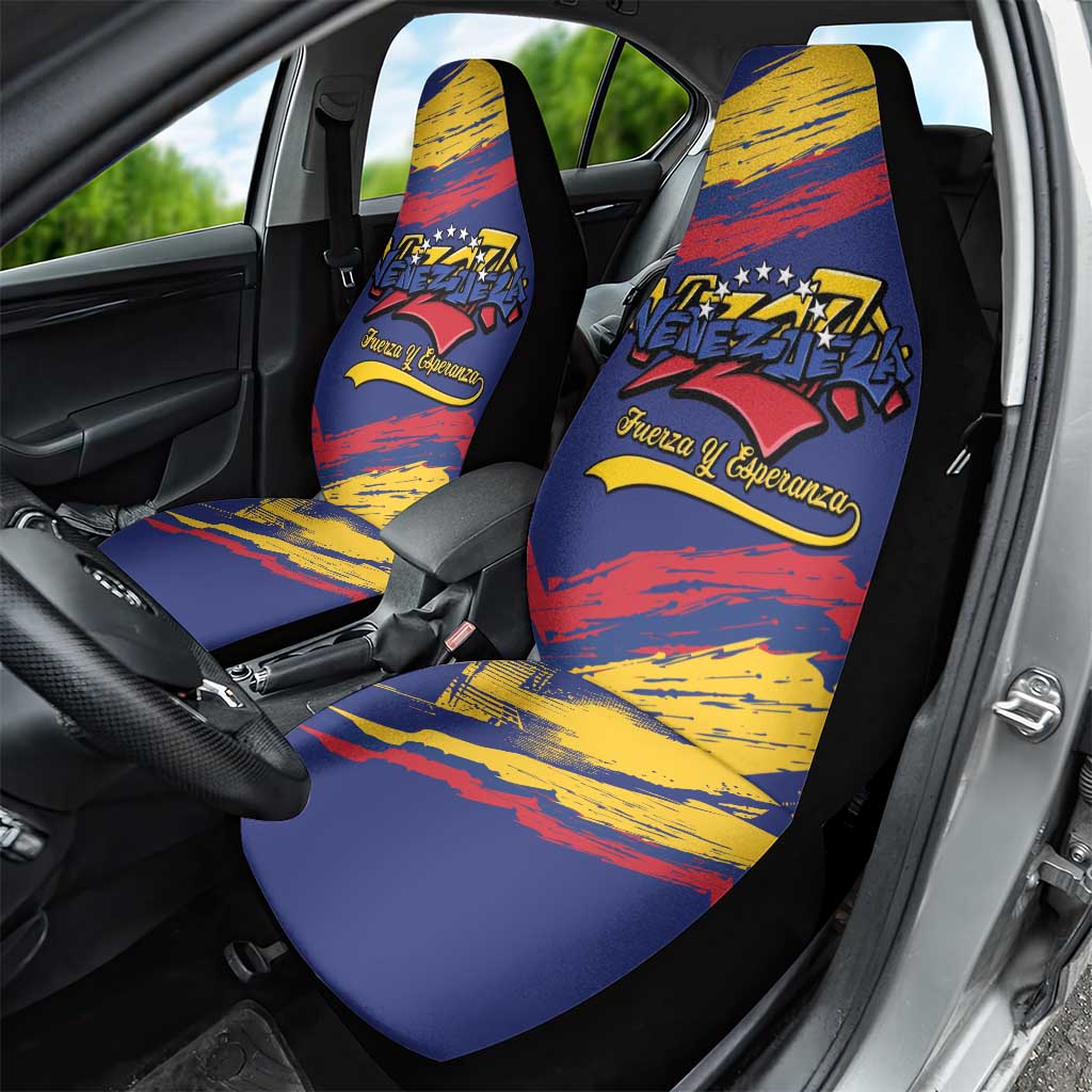 Venezuela Fuerza Y Esperanza Car Seat Cover - Wonder Print Shop