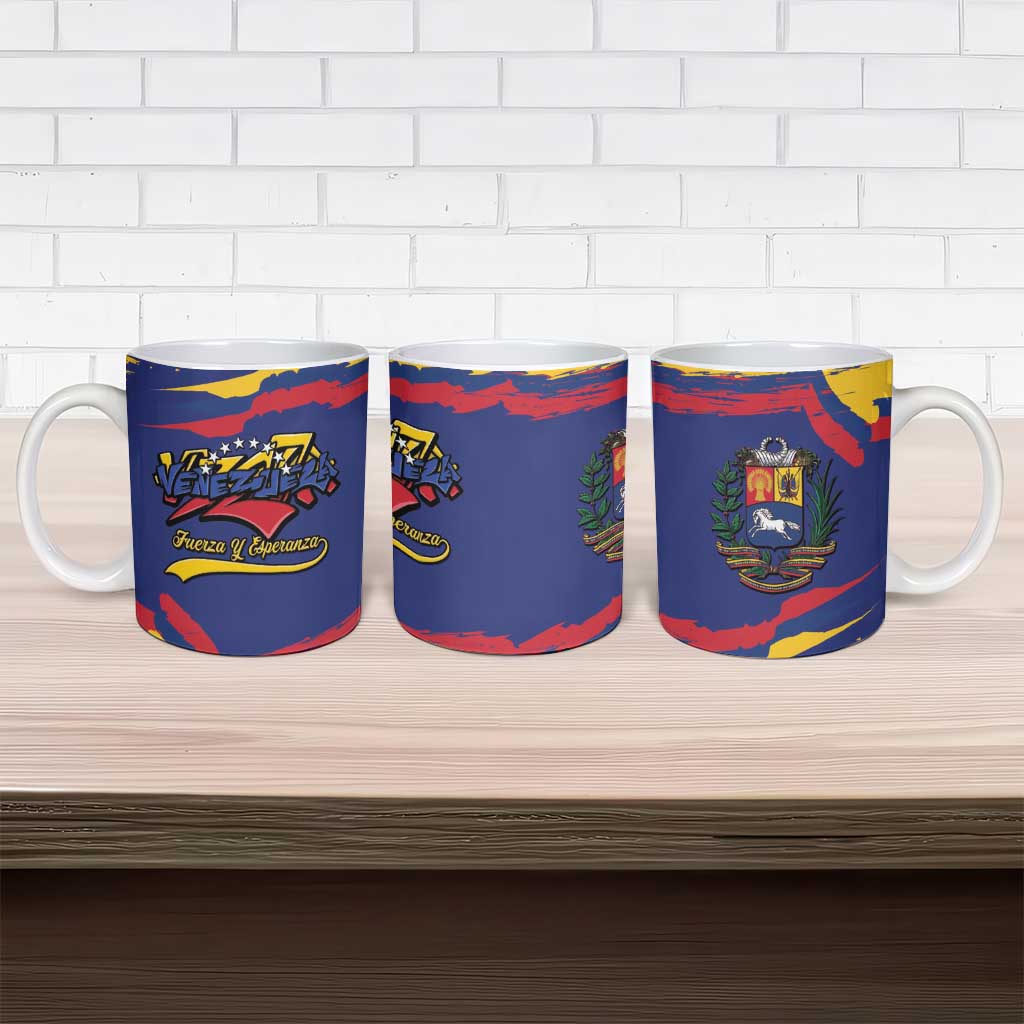 Venezuela Fuerza Y Esperanza Ceramic Mug - Wonder Print Shop