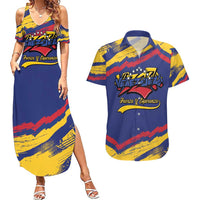 Venezuela Fuerza Y Esperanza Couples Matching Summer Maxi Dress and Hawaiian Shirt - Wonder Print Shop