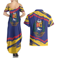 Venezuela Fuerza Y Esperanza Couples Matching Summer Maxi Dress and Hawaiian Shirt - Wonder Print Shop