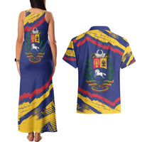 Venezuela Fuerza Y Esperanza Couples Matching Tank Maxi Dress and Hawaiian Shirt - Wonder Print Shop