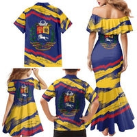Venezuela Fuerza Y Esperanza Family Matching Mermaid Dress and Hawaiian Shirt - Wonder Print Shop