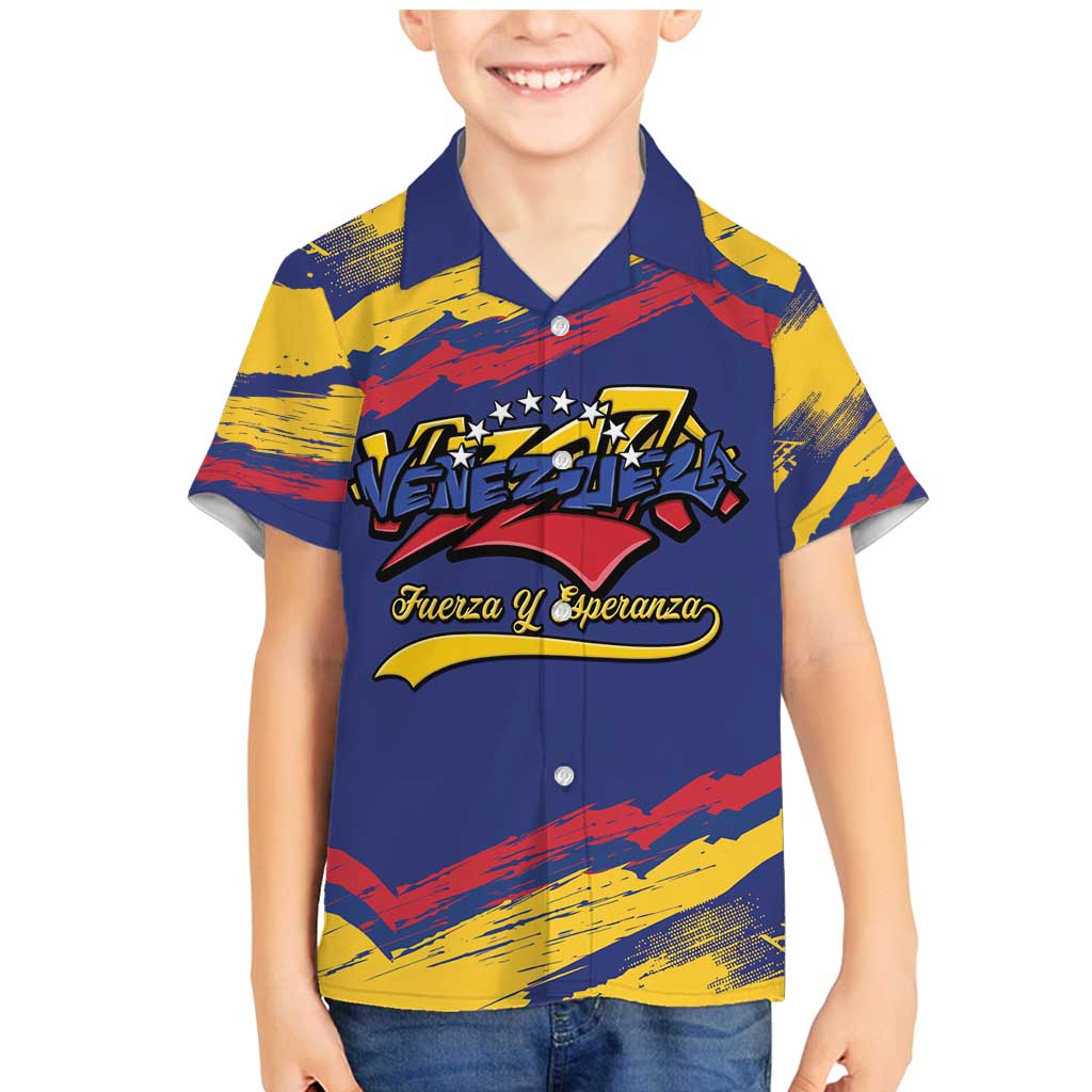 Venezuela Fuerza Y Esperanza Family Matching Mermaid Dress and Hawaiian Shirt - Wonder Print Shop