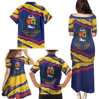 Venezuela Fuerza Y Esperanza Family Matching Puletasi and Hawaiian Shirt - Wonder Print Shop