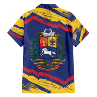 Venezuela Fuerza Y Esperanza Family Matching Short Sleeve Bodycon Dress and Hawaiian Shirt - Wonder Print Shop
