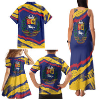 Venezuela Fuerza Y Esperanza Family Matching Tank Maxi Dress and Hawaiian Shirt - Wonder Print Shop
