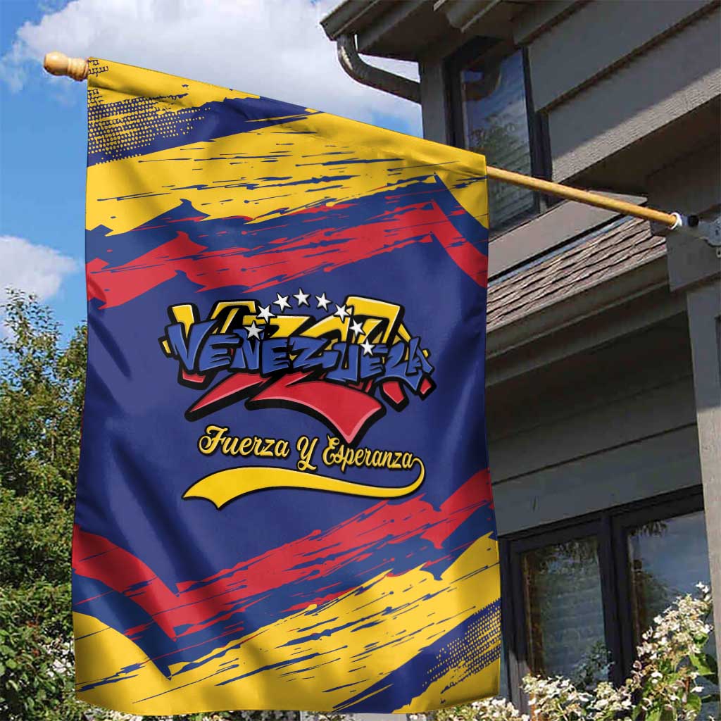 Venezuela Fuerza Y Esperanza Garden Flag - Wonder Print Shop