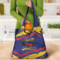 Venezuela Fuerza Y Esperanza Grocery Bag - Wonder Print Shop