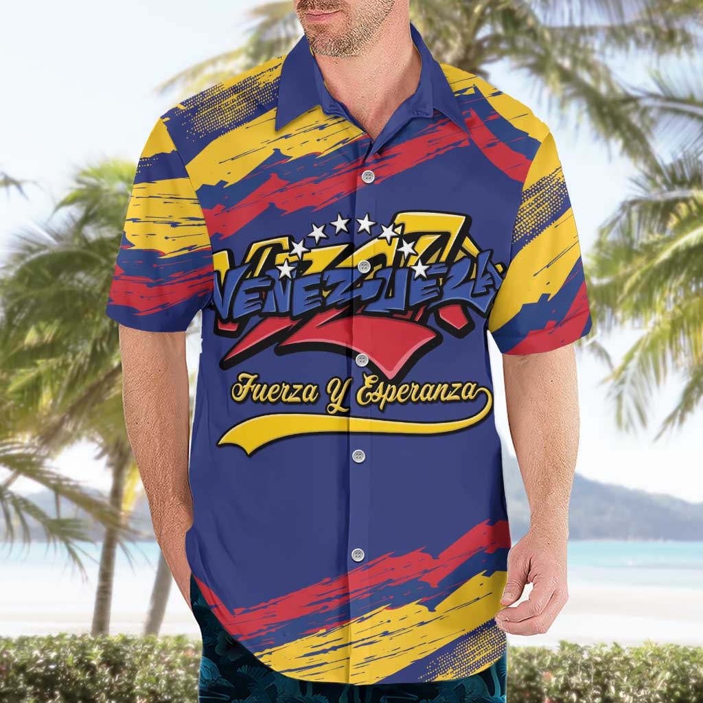 Venezuela Fuerza Y Esperanza Hawaiian Shirt - Wonder Print Shop