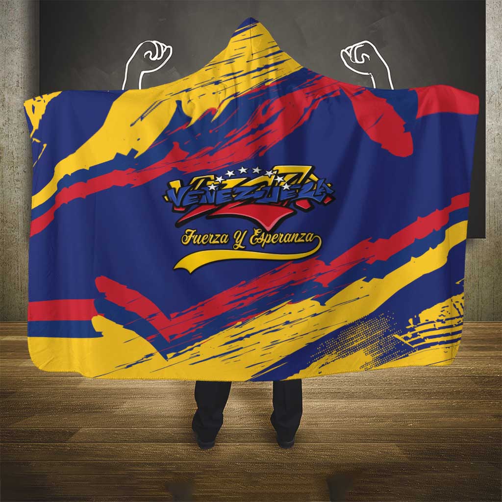 Venezuela Fuerza Y Esperanza Hooded Blanket - Wonder Print Shop