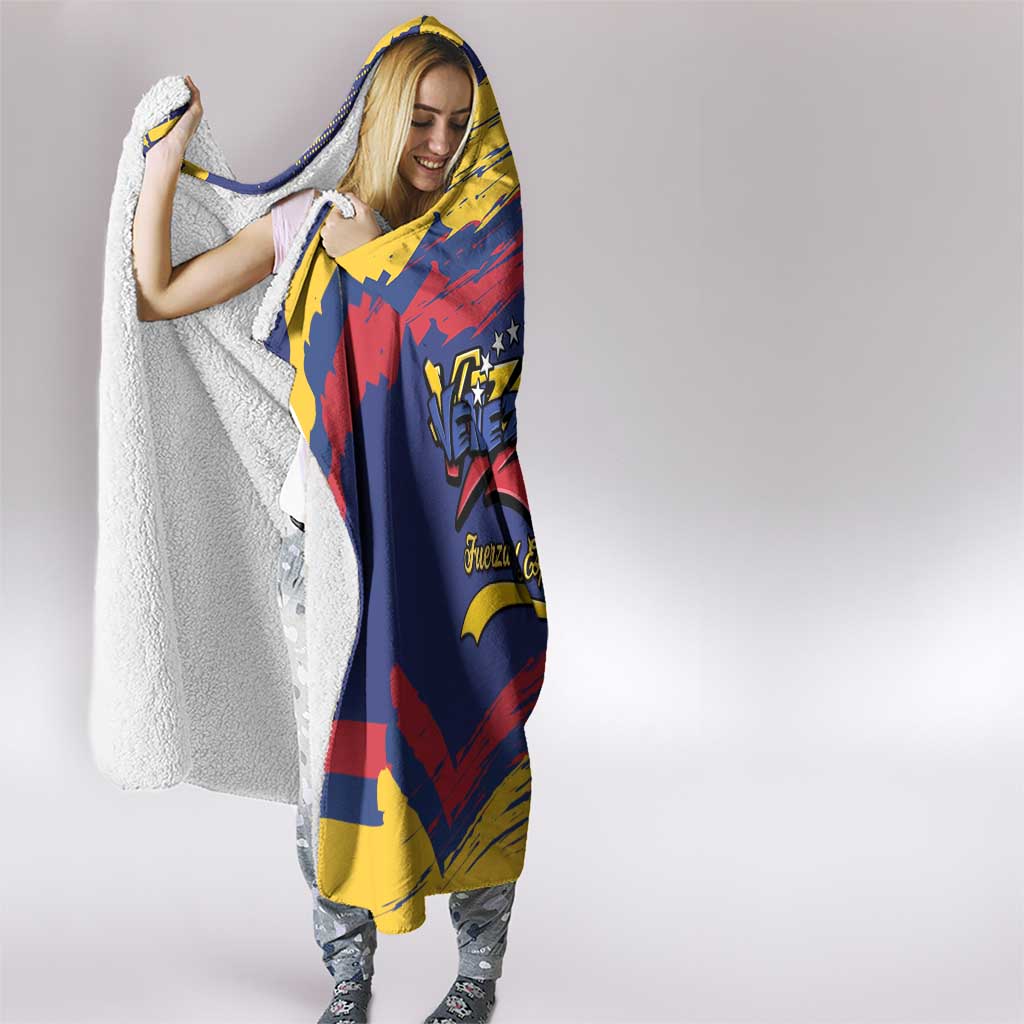 Venezuela Fuerza Y Esperanza Hooded Blanket - Wonder Print Shop