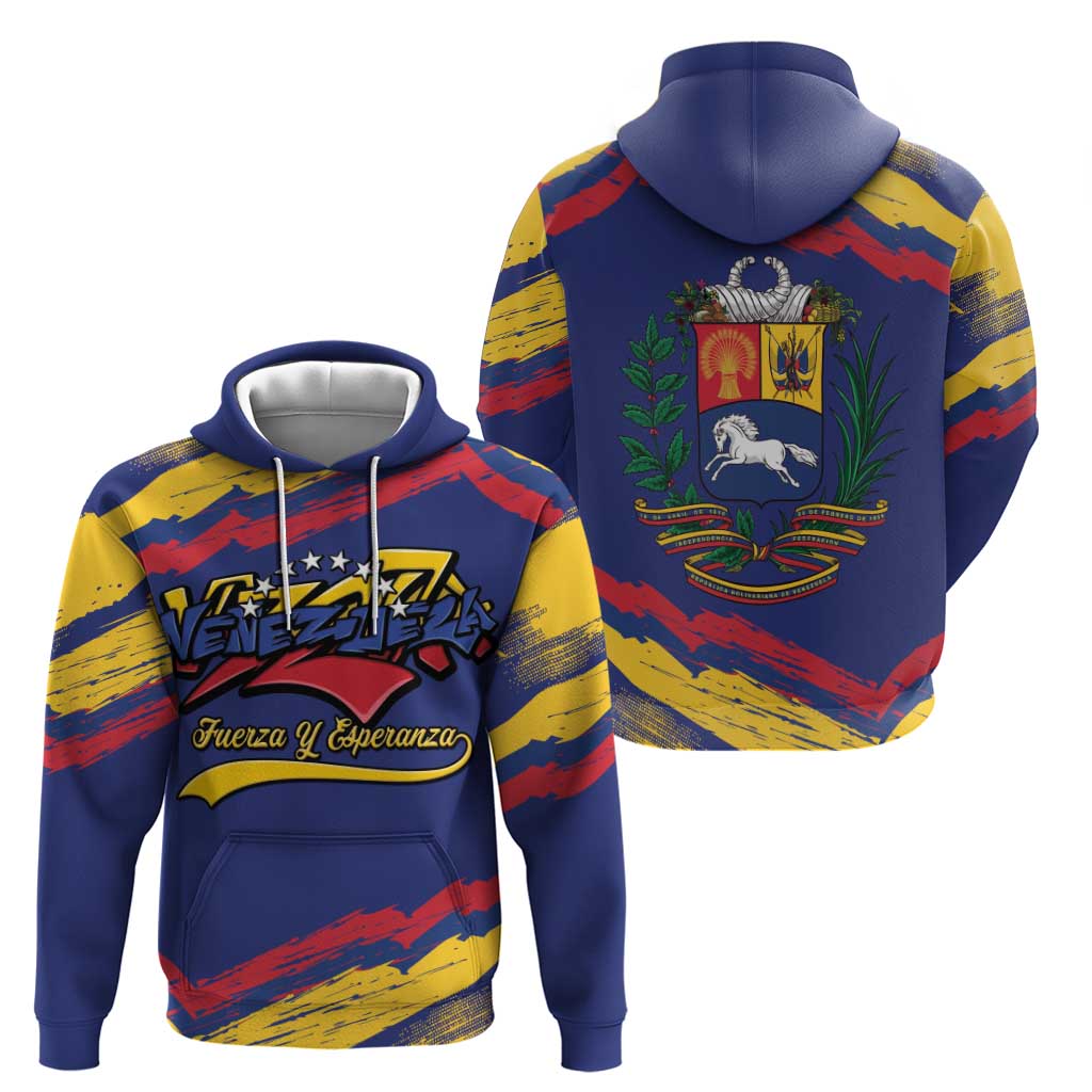 Venezuela Fuerza Y Esperanza Hoodie - Wonder Print Shop