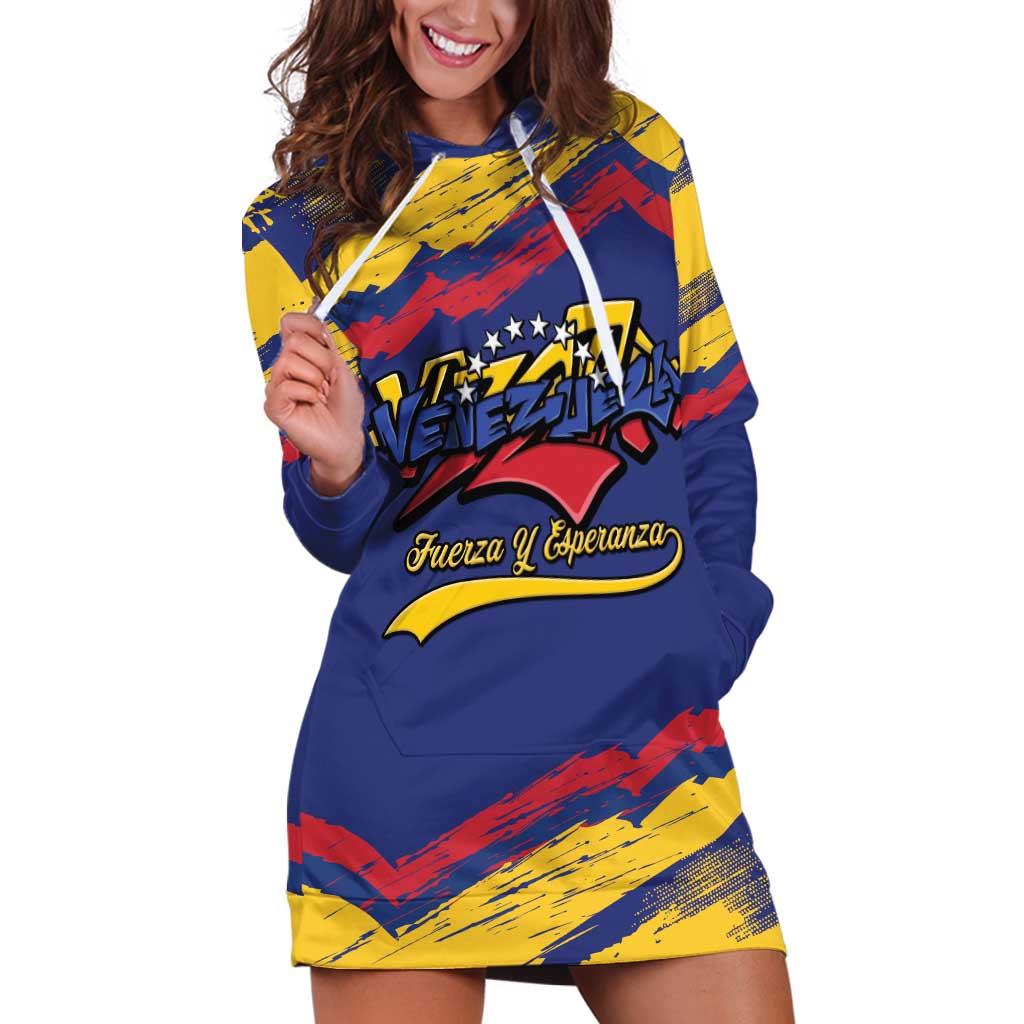 Venezuela Fuerza Y Esperanza Hoodie Dress - Wonder Print Shop