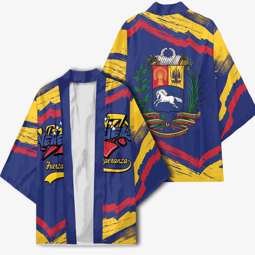 Venezuela Fuerza Y Esperanza Kimono - Wonder Print Shop