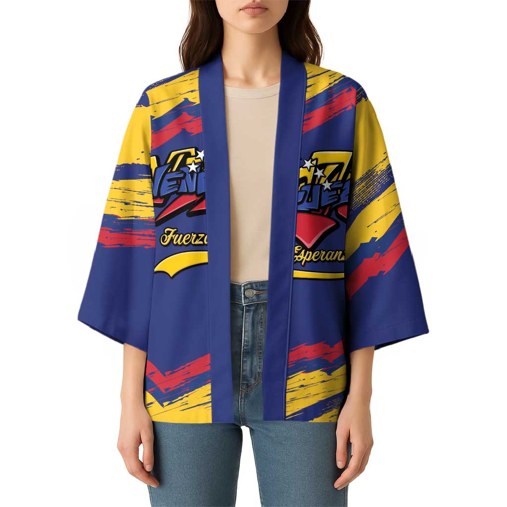 Venezuela Fuerza Y Esperanza Kimono - Wonder Print Shop